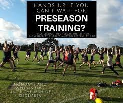 Preseason Training for your AFSL